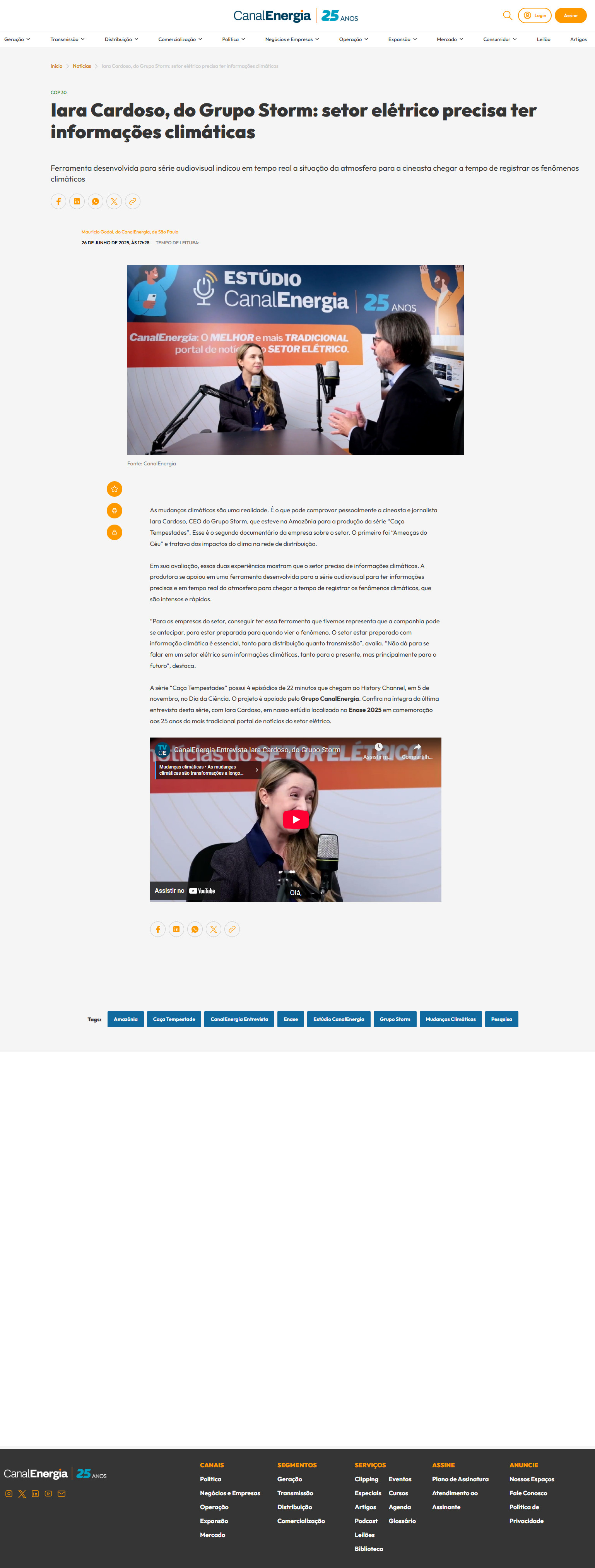 Revista Canal Energia